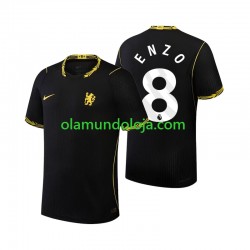 Camisola Chelsea Enzo Fernandez 8 Homem Equipamento Segundo 2026-2027 Manga Curta